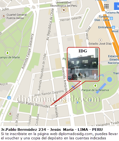 La matrícula está abierta todo el año en la página web diplomadosidg.com, solicita informes